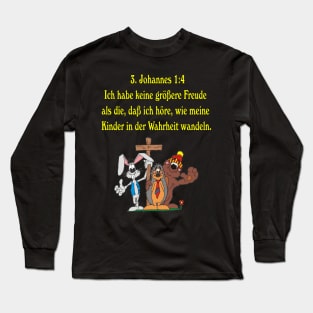 Die Bibel  3.JOHANNES  KAPITEL 1/4 Long Sleeve T-Shirt